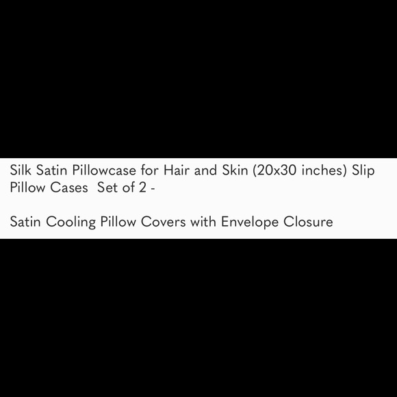 🎀 Silk/Satin Pillowcases 2 Queen/Standard NEW - Picture 3 of 3